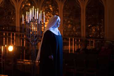 A scene from a performance of Alaina's production of Suor Angelica.