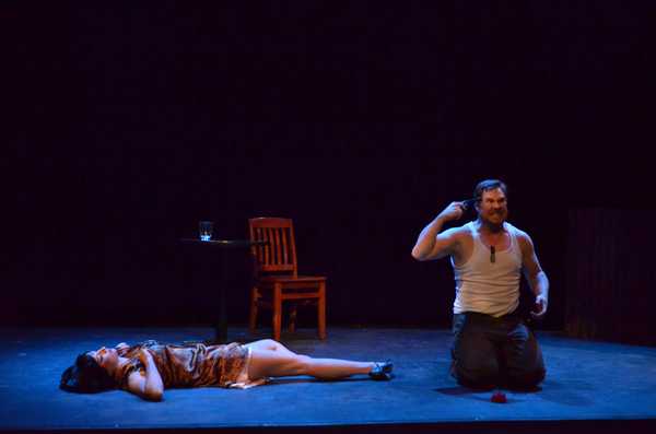 A scene from Alaina's production of La Tragedie de Carmen