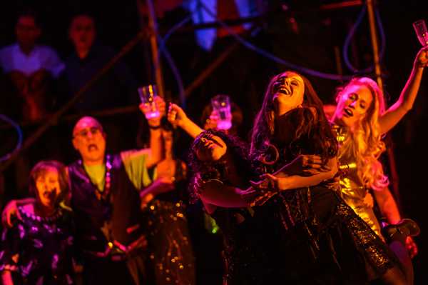 A scene from Alaina's production of La Traviata